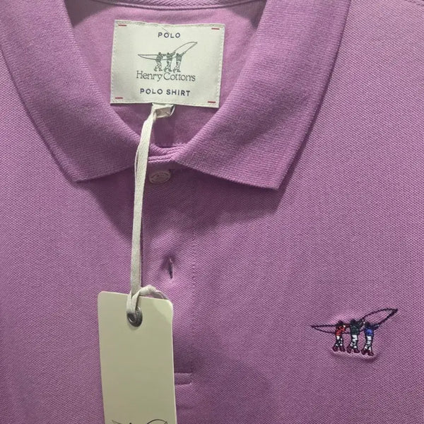 [BUNJANG] Henry Cotton's Logo Polo PK Shirt / [새상품] 헨리코튼 로고 폴로 pk셔츠