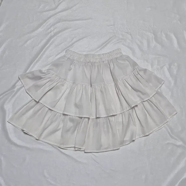 [BUNJANG] Cloud Emotion Tiered Mini Skirt / 교환 클라우드이모션  캉캉 스커트(하객룩 피로연 상견례 원피스