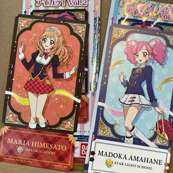 [BUNJANG] Aikatsu Ticket Like Collection Maria Himesato & Madoka Amahane Bundle Set / (일괄) 아이카츠 티켓 라이크 컬렉션 마리아 히메사토 & 마도카 아마하네