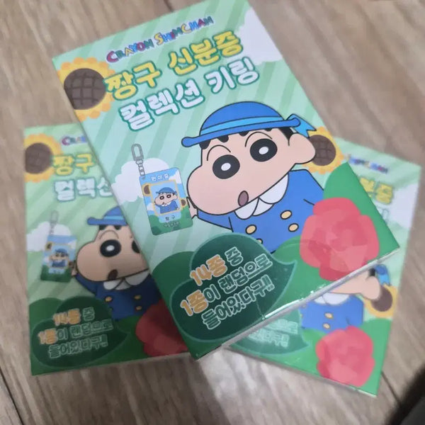 [BUNJANG] Crayon Shin-chan Student ID Collection Keychain (Random 1 out of 14) / (미개봉) 짱구 학생증 컬렉션 키링 14종 중 1종 랜덤