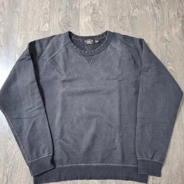 [BUNJANG] RRL Garment Dyed French Terry Sweatshirt Black / L RRL 더블알엘 가먼트 다이드 프렌치 테리 워싱 맨투맨 티셔츠 블랙