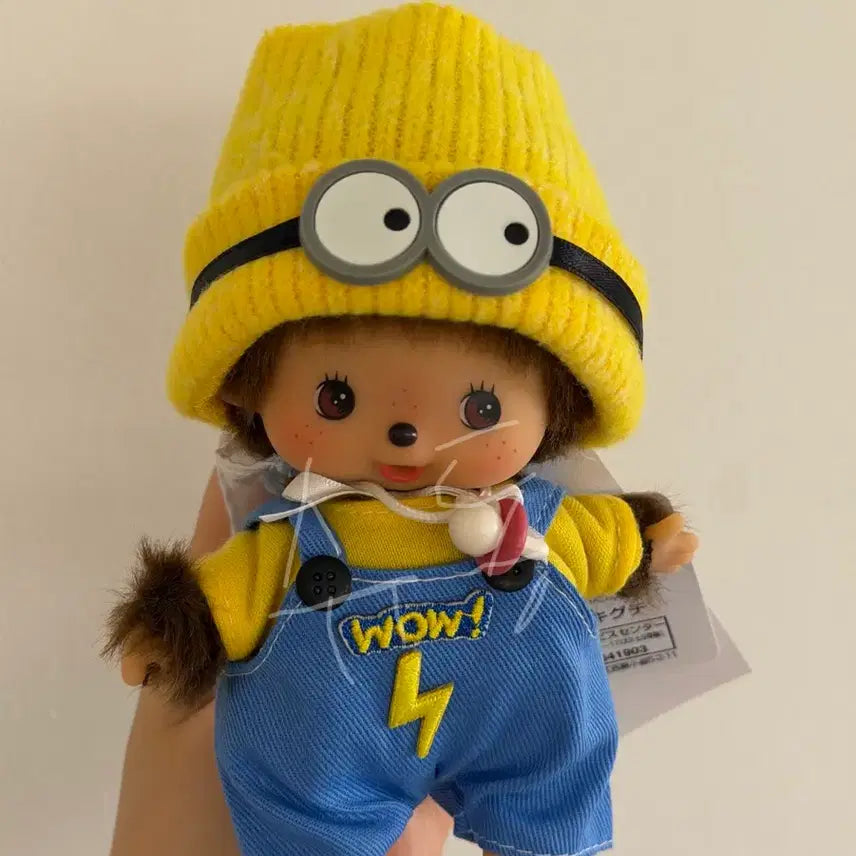 [BUNJANG] Monchhichi Babychichi Minions Outfit Set / 몬치치 베비치치 의상 미니언즈 옷 몬치치꾸미기