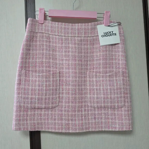 [BUNJANG] Lucky Chouette Tweed Mini Skirt Size 36 / 주말특가( 새상품) 럭키슈에뜨 트위드 미니스커트 36 사이즈