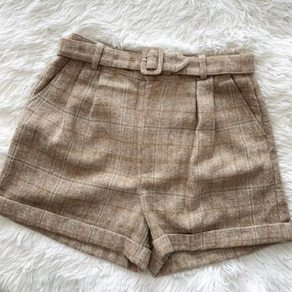 [BUNJANG] Cecil Mcbee Cookie Dough Check Shorts / cecil mcbee 세실맥비 라떼맛 쿠키도우 체크 쇼츠 반바지