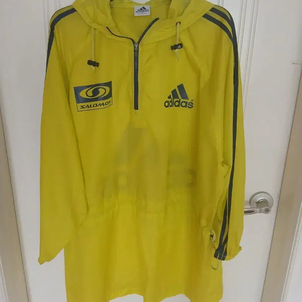 [BUNJANG] Adidas Salomon Collaboration Yellow Windbreaker Jacket (Size 105) / 아디다스 살로몬 윈드브레이커 옐로우 105