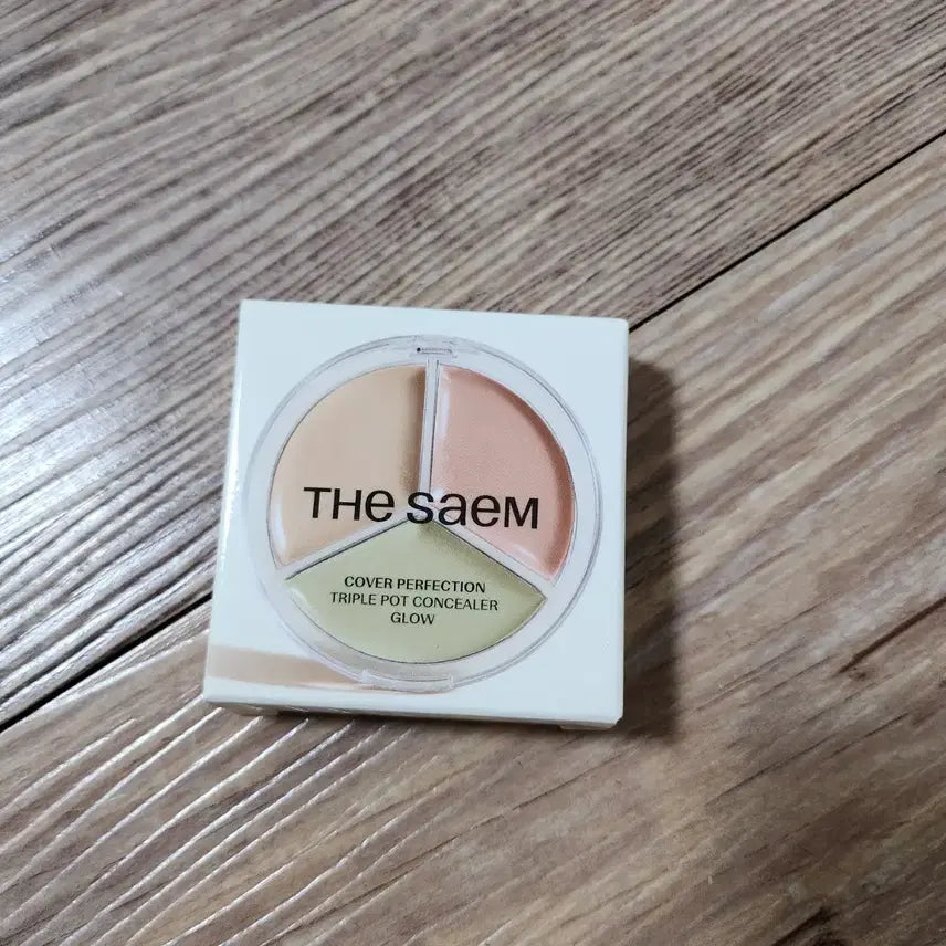 [BUNJANG] The Saem Cover Perfection Triple Pot Concealer Glow 20N (Sealed) / (미개봉) 더샘 커버 퍼펙션 트리플 팟 컨실러 글로우 20N