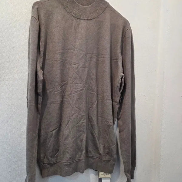 [BUNJANG] Helicon Mock Neck Knit Gray / 헬리코튼  모크넥 니트 그레이 가50