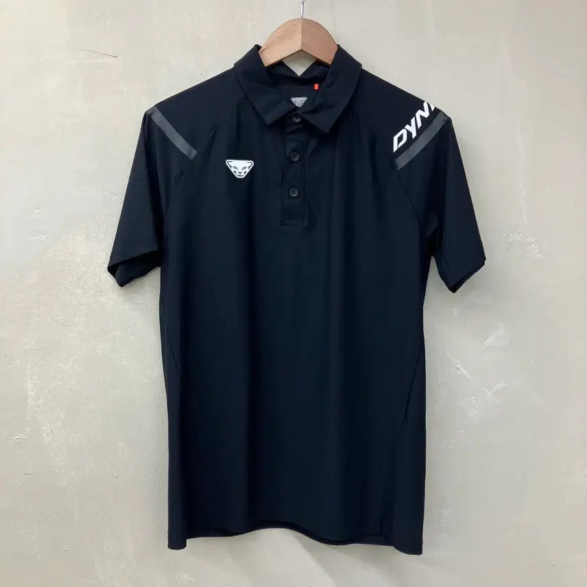 [BUNJANG] Dynafit Men's Black Short Sleeve Polo Shirt / 다이나핏 남성 반팔 카라티 블랙 100
