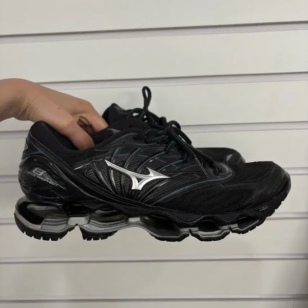 [BUNJANG] Mizuno Wave Prophecy Black Running Shoes (275mm) / 미즈노 웨이브프로페시 블랙 275