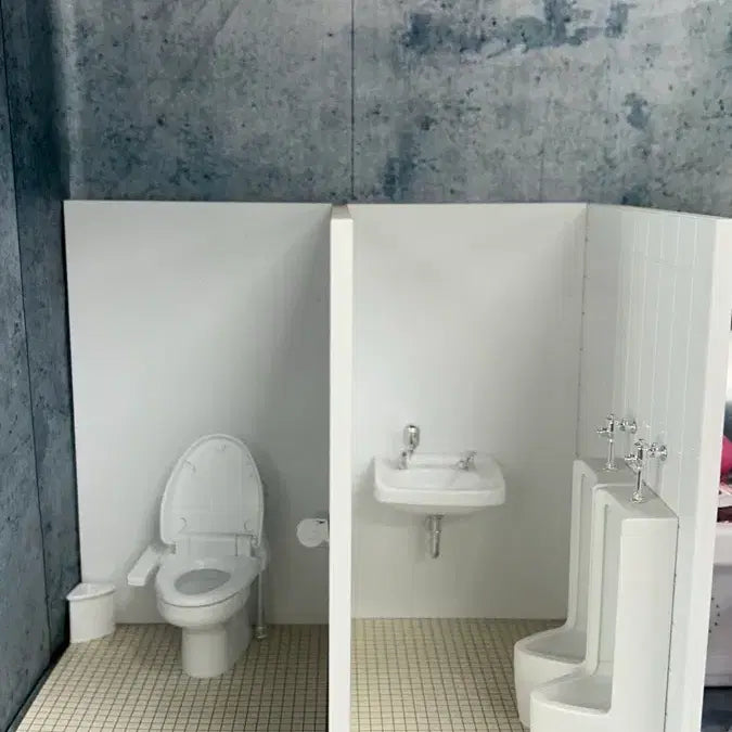 [BUNJANG] Our Toilet 1/12 Scale Miniature Set (2 Types) / 우리들의 화장실 1/12 미니어처 2종