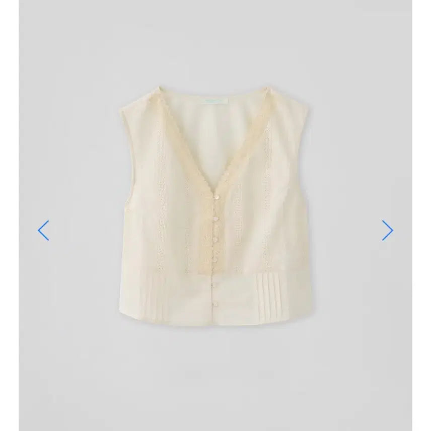 [BUNJANG] Thanat Sirocco Lace Vest / (새생품) 타낫 레이스 베스트 T/T Sirocco lace vest