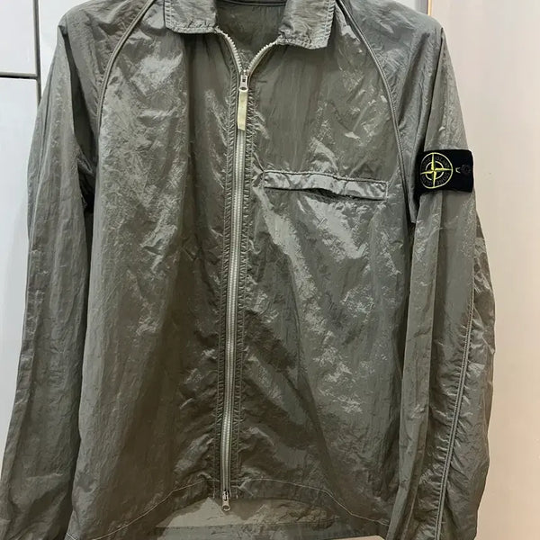 [BUNJANG] Stone Island 23FW Nylon Jacket Green M (100-105) Near Mint / 23fw 스톤아일랜드 나일론 그린자켓 100~105 (새상품급)