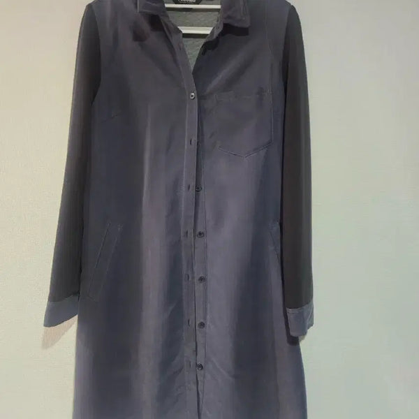 [BUNJANG] Renoma Women's Shirt-Style Long Jacket / 레노마 여성 셔츠형 롱 자켓 55