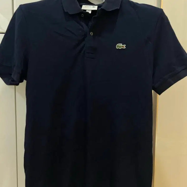 [BUNJANG] Lacoste Navy Polo Shirt (Size M) / 라코스테 네이비 카라티 100