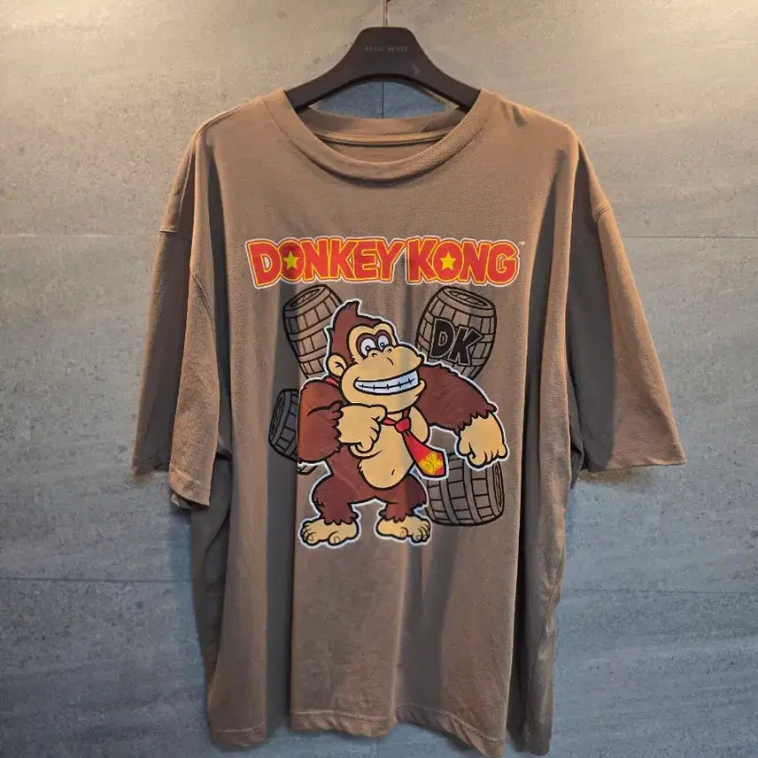 [BUNJANG] Donkey Kong Retro Graphic T-Shirt / 레트로템! 돈키콩! 반팔티!