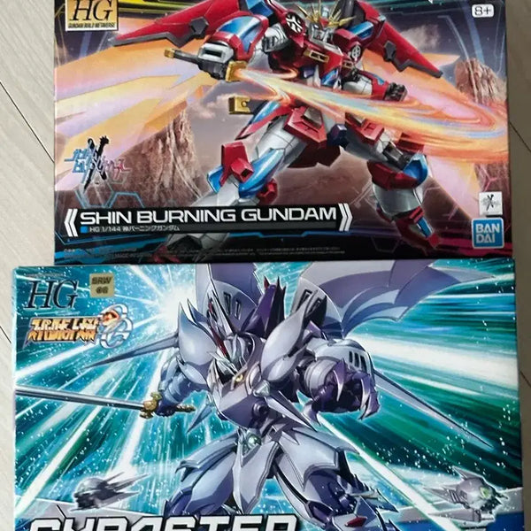 [BUNJANG] HG Shin Burning Gundam & Cyberster Gundam Bundle Set / (일괄)hg 싸이버스터,신버닝 건담 미개봉 판매합니다