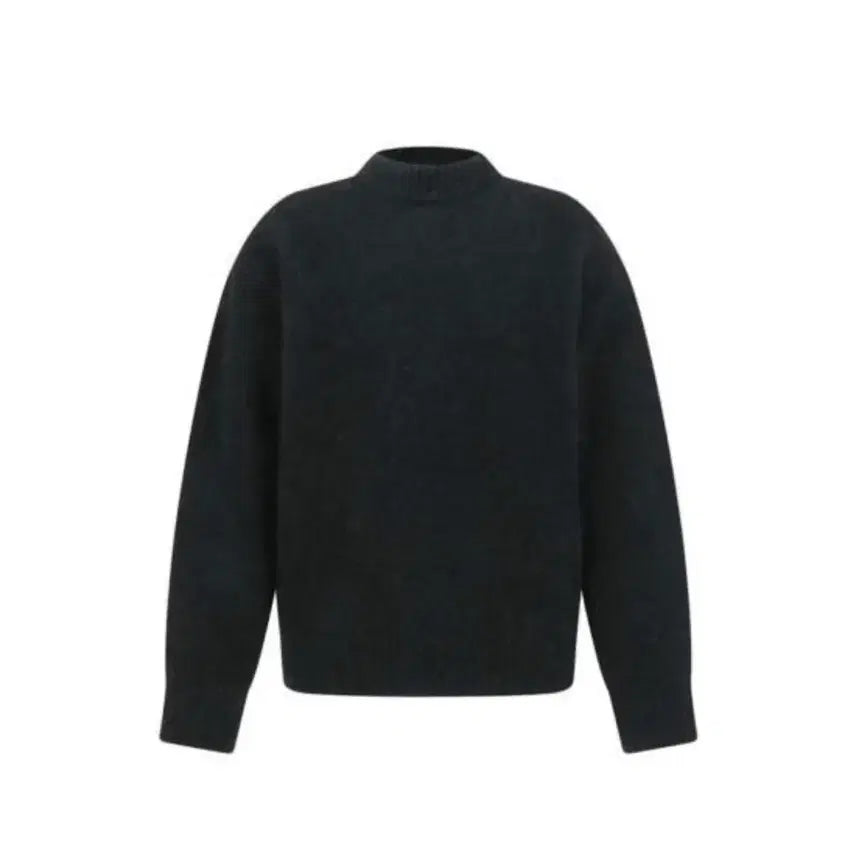 [BUNJANG] Amomento Roundneck Hairy Knit Black / L)아모멘토 라운드넥 헤어리니트 블랙
