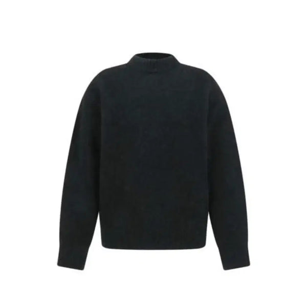 [BUNJANG] Amomento Roundneck Hairy Knit Black / L)아모멘토 라운드넥 헤어리니트 블랙