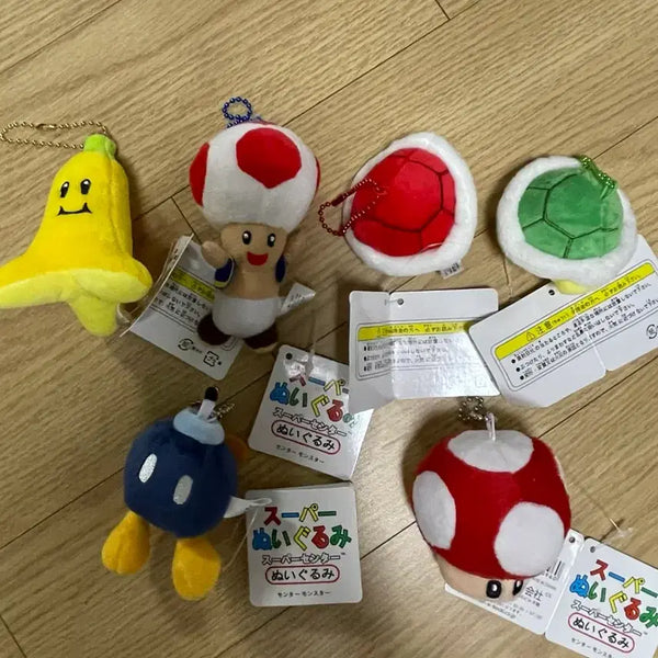 [BUNJANG] Super Mario Mochi Plush Mascot Keychain / 슈퍼마리오 모찌 인형 마스코트 키링