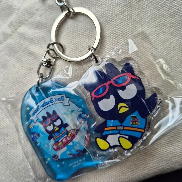 [BUNJANG] Everland Sanrio Lifeguard Random Acrylic Keyring Badtz-Maru / (정가)에버랜드 산리오 라이프가드 랜덤 아크릴키링