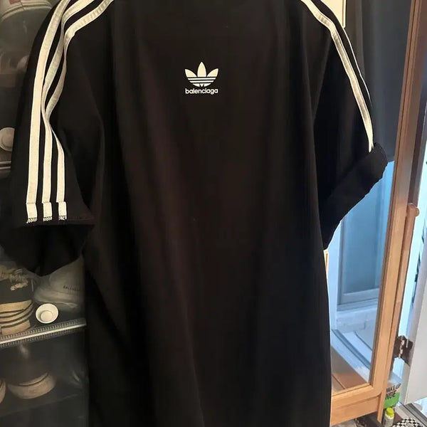 [BUNJANG] Balenciaga x Adidas Oversized T-Shirt Size 2 / 발렌시아가 아디다스 오버핏 반팔 2