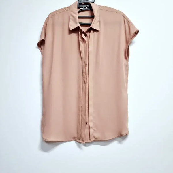 [BUNJANG] She's Miss Sleeveless Blouse Beige / 쉬즈미스 민소매 블라우스