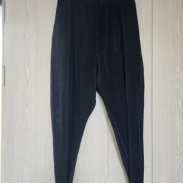 [BUNJANG] Pleated Black Pants / 플리츠  블랙 팬츠