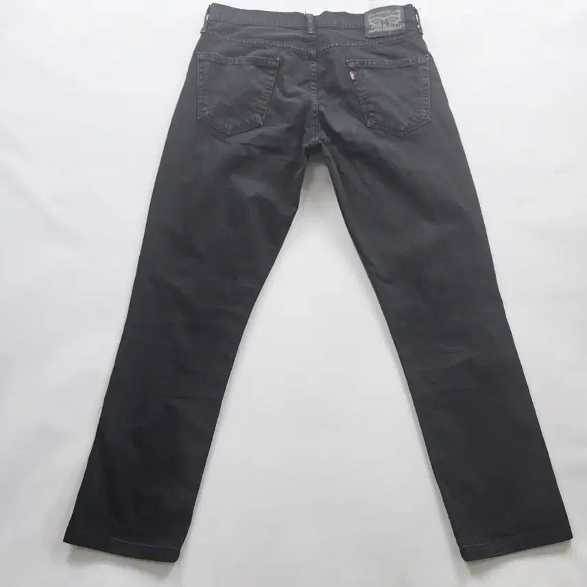 [BUNJANG] Levi's Black Denim Slim Straight Jeans Size 34 / 리바이스 청바지 흑청 스판 데님팬츠 사이즈34 R6367
