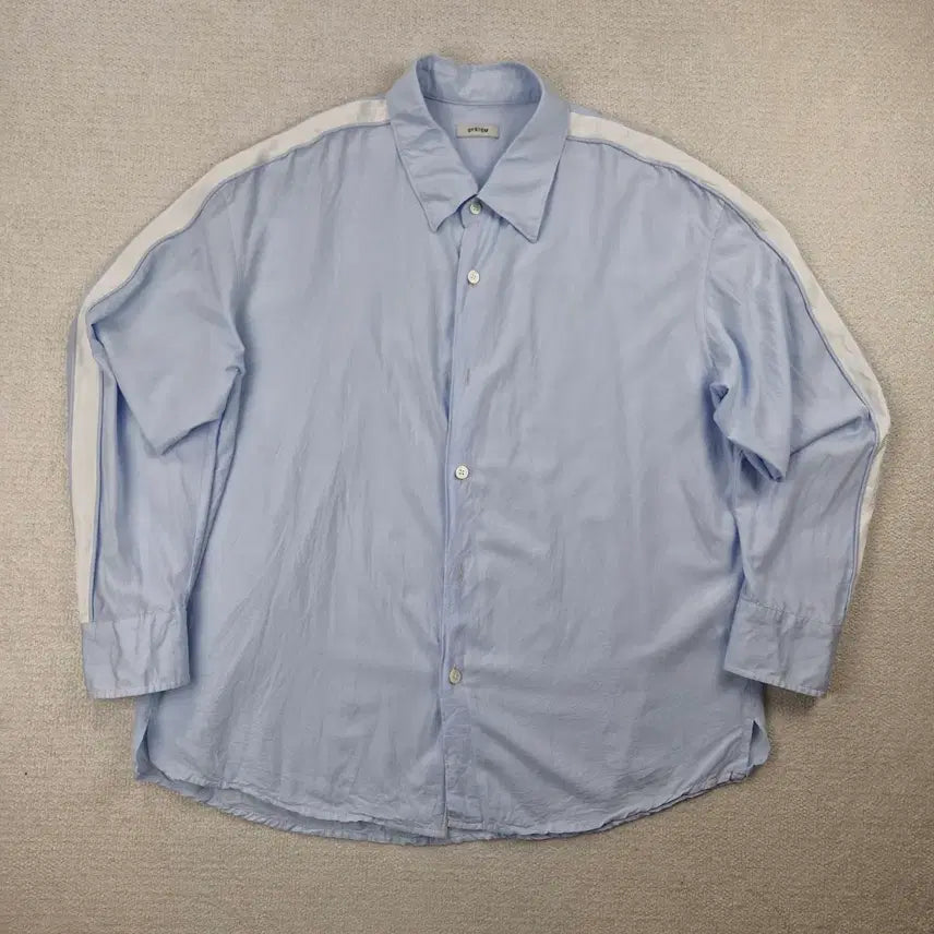 [BUNJANG] SYSTEM HOMME Light Blue Shirt / SYSTEM HOMME 시스템 라이트 블루 셔츠