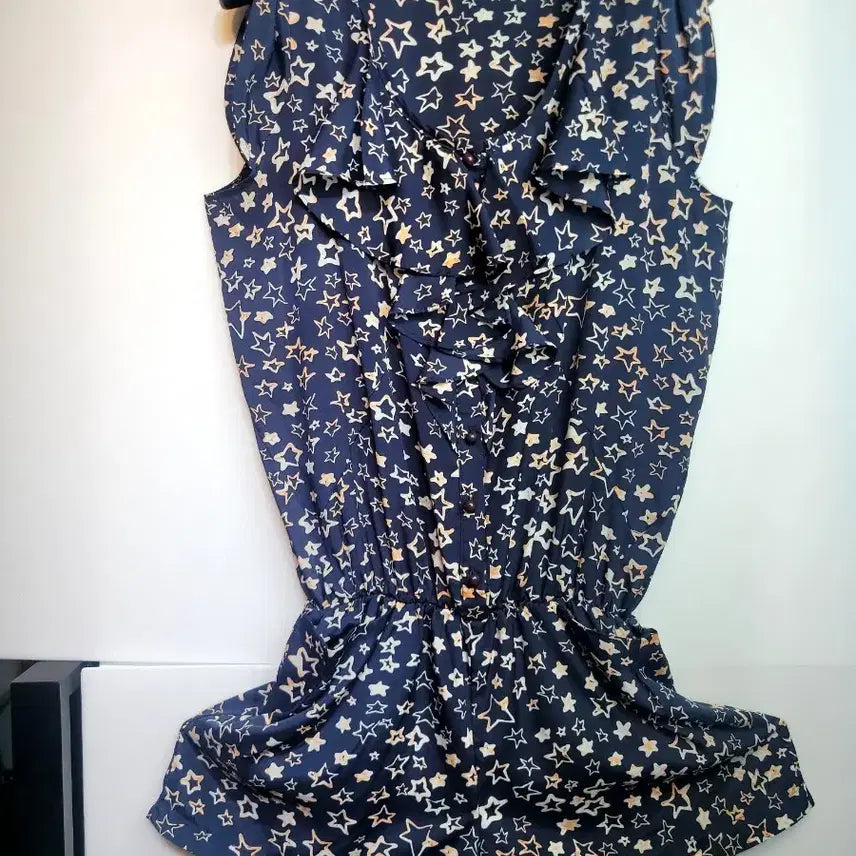 [BUNJANG] Star Pattern All-in-One Jumpsuit / 올인원 별무늬 점프수트