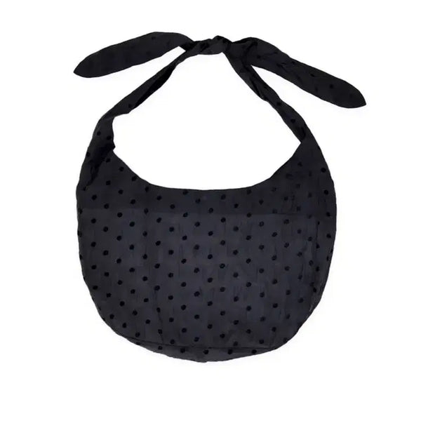 [BUNJANG] OP.C CREATION Dot Tie Shoulder Bag Black / 새제품) 오피시 크리에이션 도트 타이 숄더백 블랙