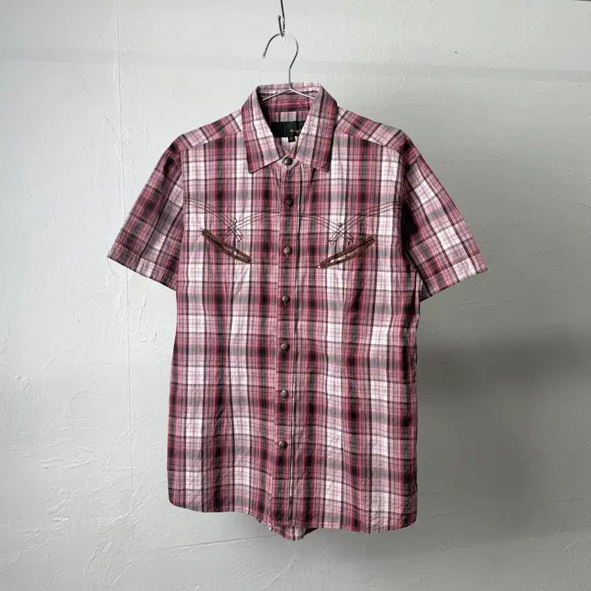 [BUNJANG] Candy Fantasy Western Checkered Shirt / Candy fantasy 웨스턴 체크 셔츠