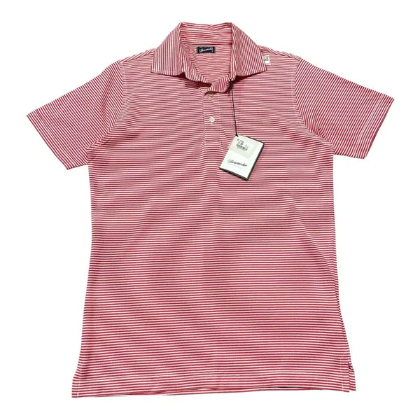 [BUNJANG] Dromore JPN Stripe Collar Short-Sleeve T-Shirt / (새상품) 드루모어 JPN 스트라이프 카라 반팔티