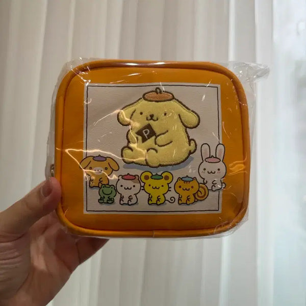[BUNJANG] Pompompurin Embroidered Pouch / 폼폼푸린 자수 파우치 폼푸 파우치