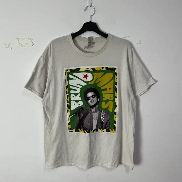 [BUNJANG] Bruno Mars Short Sleeve T-Shirt / 브루노마스 머천다이즈 반팔 티셔츠