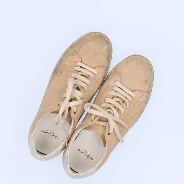 [BUNJANG] Saint Laurent Leather Sneakers / 43 생로랑 스니커즈 신발 0703H2