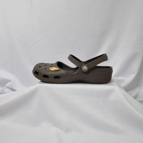 [BUNJANG] Vintage Crocs Karin Gitz Clog Sandals Slippers Brown / 빈티지하서 w8 250 크록스 카린 지비츠 클로그 샌들 슬리퍼 브라운