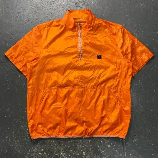 [BUNJANG] Vintage 105 Pink Half-Sleeve Anorak / 105 핑 반팔 아노락