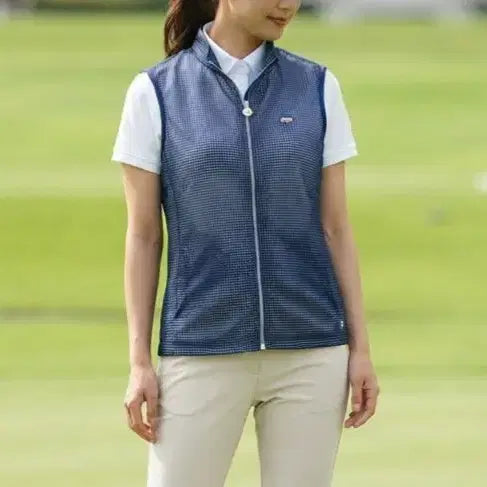 [BUNJANG] Jack Nicklaus Golf Mesh Zip-Up Vest / [100]잭니클라우스 골프 메쉬 집업조끼
