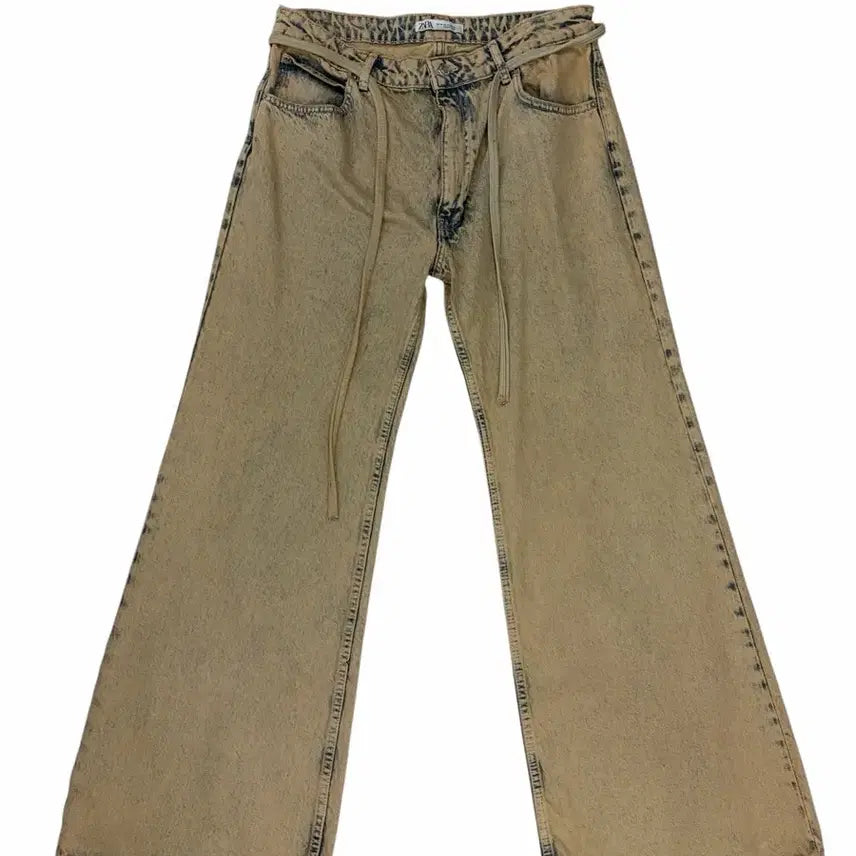 [BUNJANG] ZARA Wide Leg Denim Pants / ZARA 와이드 데님팬츠
