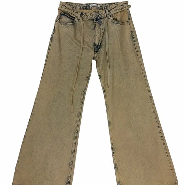[BUNJANG] ZARA Wide Leg Denim Pants / ZARA 와이드 데님팬츠