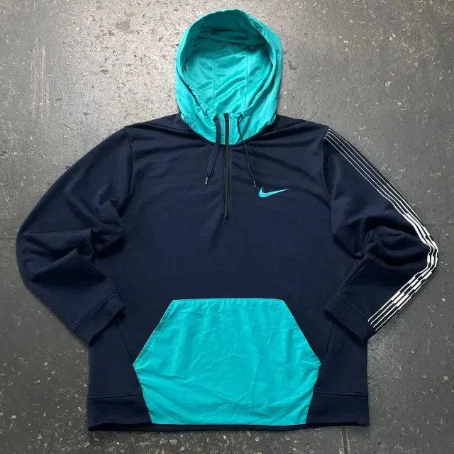 [BUNJANG] Nike Dri-FIT Half-Zip Hoodie / 105 나이키 드라이핏 반집업 후드티