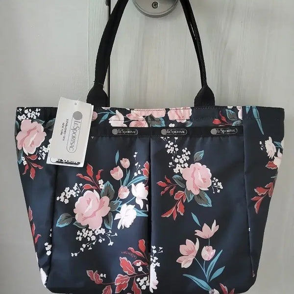 [BUNJANG] Lesportsac Flower Pattern Tote Bag / (택있음)레스포삭 플라워 패턴 토트백