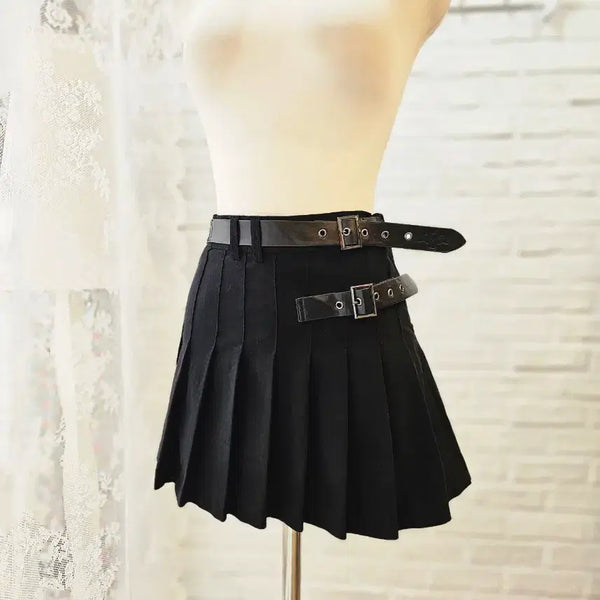 [BUNJANG] Dim Noire Platz Mini Skirt / Dim Noire 플라츠 미니스커트