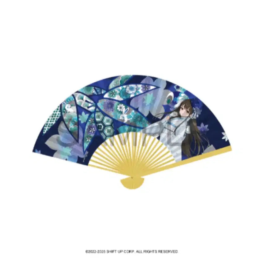 [BUNJANG] Nikke Kyoto Collaboration Traditional Folding Fan Diesel / [예약공구] 니케 공식 교토 콜라보 전통 부채 디젤