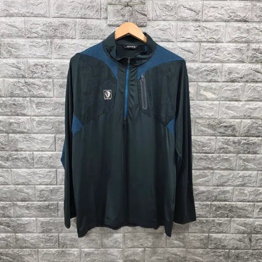 [BUNJANG] Black Yak Men's Functional Zip-Up Long-Sleeve UV Protection Summer T-Shirt Size 120 / 블랙야크 기능성 집업 긴팔 자외선방지 여름티셔츠 남성용 사이즈 120