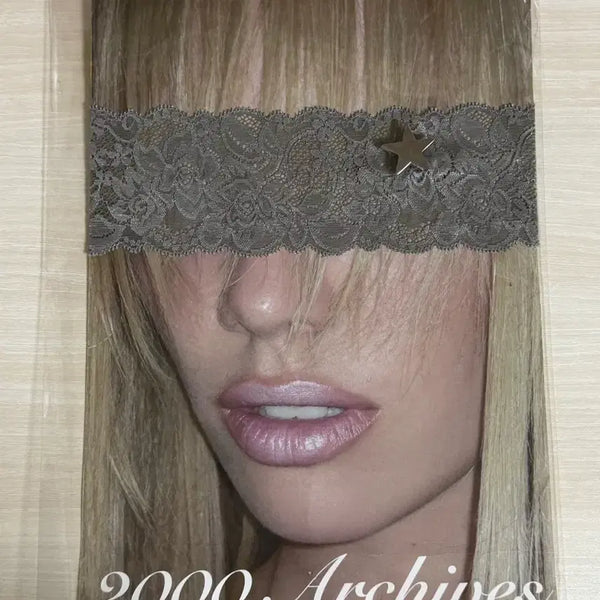 [BUNJANG] 2000 Archives Limited Edition Lace Headband Grey / 2000아카이브스 한정판사은품 LACE HEADBAND 그레이
