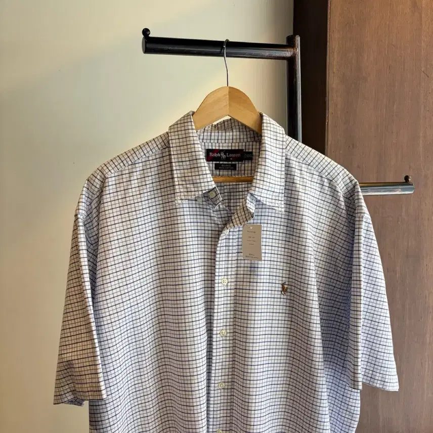 [BUNJANG] Polo Ralph Lauren Check Short Sleeve Shirt XXL / 17394 - 폴로 랄프로렌 체크 반팔 셔츠