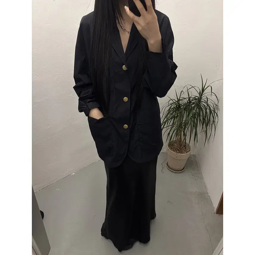 [BUNJANG] BEAMS Water Repellent Wide Fit Tech Blazer / BEAMS Water Repellent Wide Fit Tech Blaz