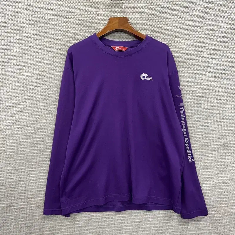 [BUNJANG] Nepa Long Sleeve Hiking T-Shirt Size 105 / 네파 등산 긴팔티 105 D07513